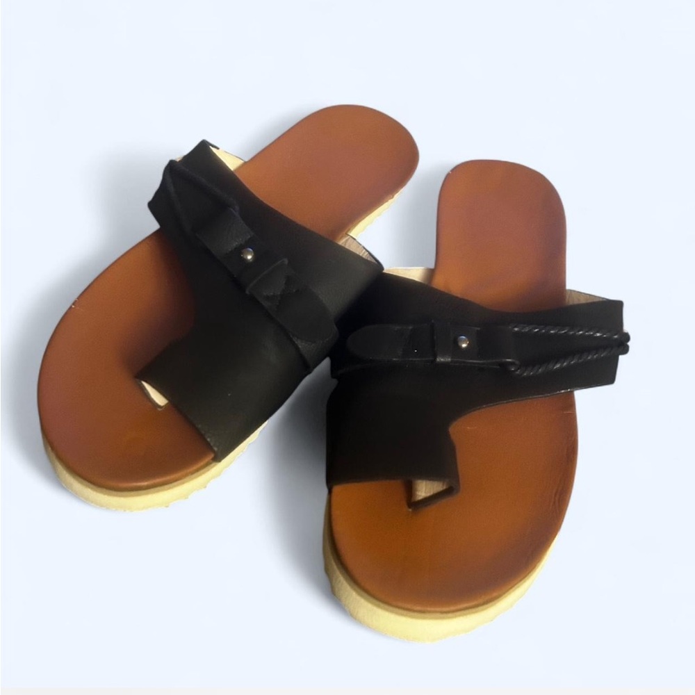 Pick 5 Black and Brown Slide Sandals